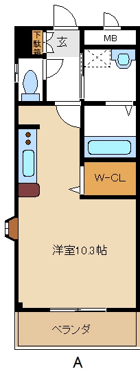 ル・パサージュⅡ 間取り