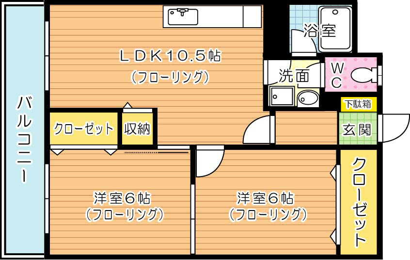 ベルガ本城 間取り図