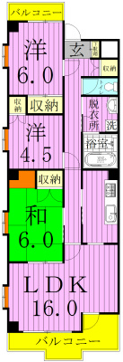 ラフィーヌ・馬橋 202号室 間取り