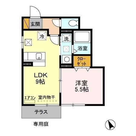 103号室 間取り