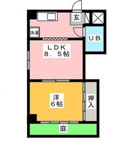 畑江ロイヤルハイツ 間取り