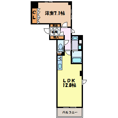 パークアクシス白壁 間取り図