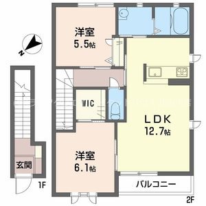 シャーメゾン新在家 間取り図