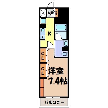 フレールコート東別院 間取り図