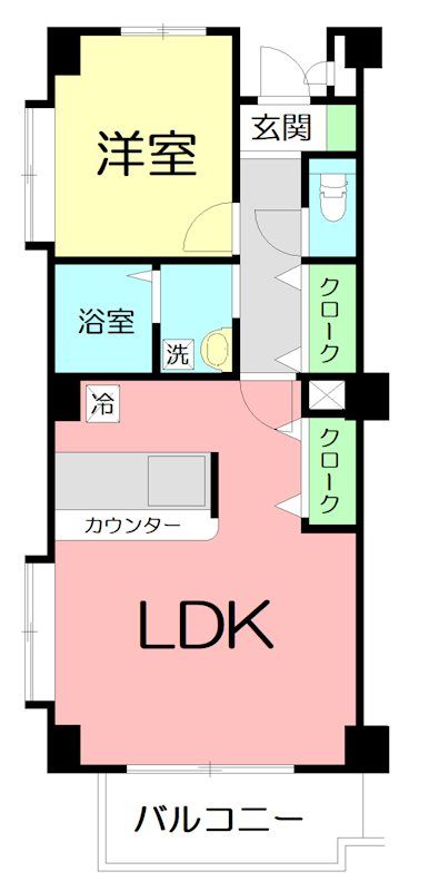 湘南スカイビラ 501号室 間取り