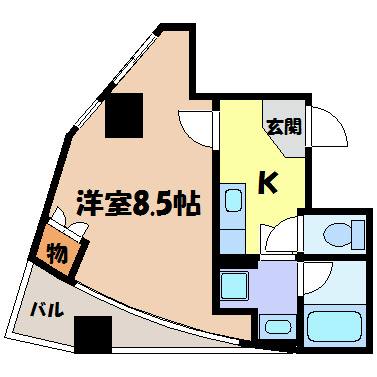 パックス荒畑Ⅱ 間取り図