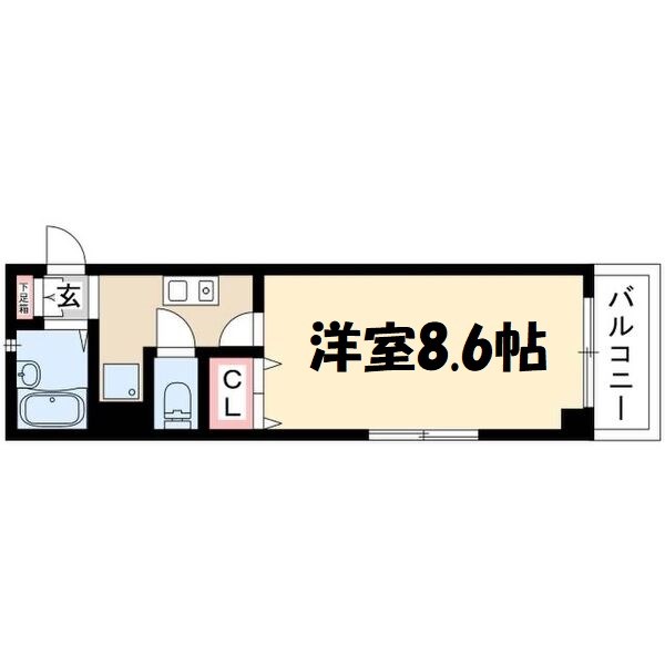Ｘ－ｏｖｅｒ21覚王山 間取り図