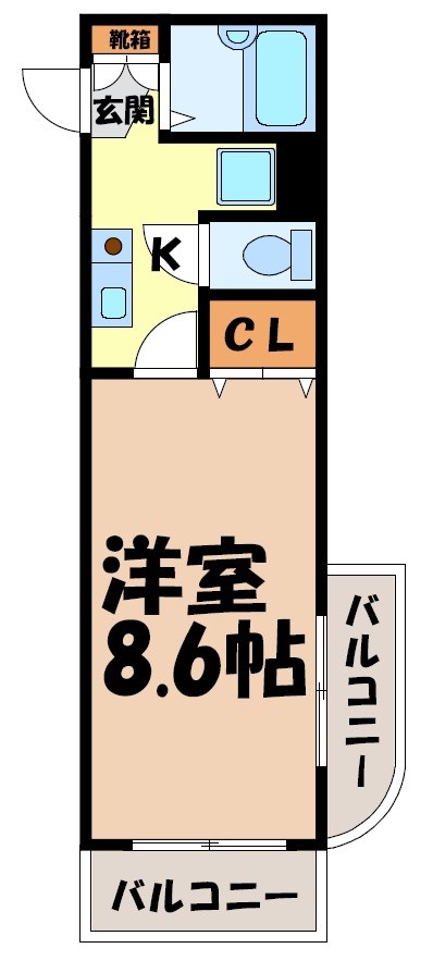 Ｘ－ｏｖｅｒ21覚王山 間取り図