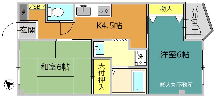 レジデンス青井 間取り