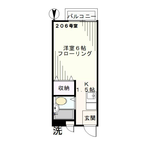 コーポサン 間取り