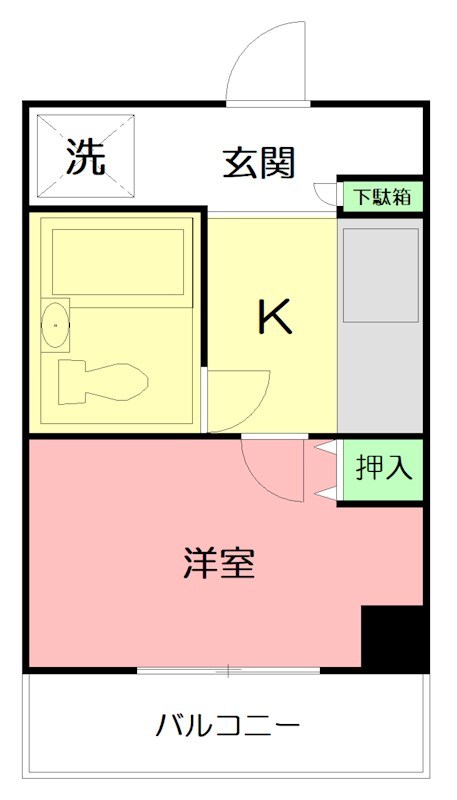 サンモールⅡ 105号室 間取り