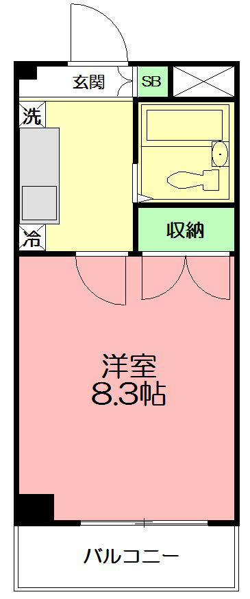 リエス厚木グレイス 204号室 間取り