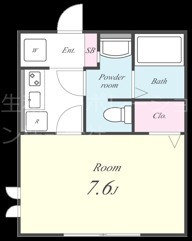 ミルフィーユⅡ 間取り図