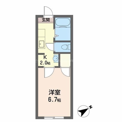 松本ハイツＣ 間取り図
