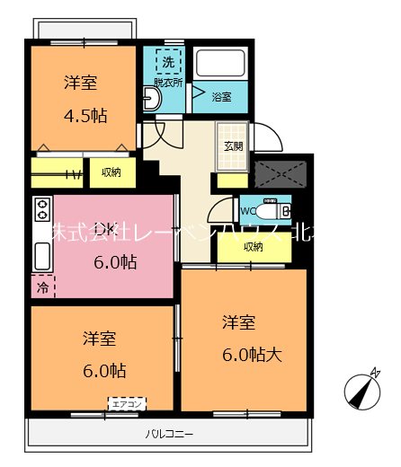 メゾンドシャルム 間取り