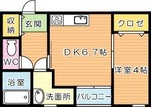 REVEメゾン九州病院前(レーヴメゾン九州病院前) 間取り図