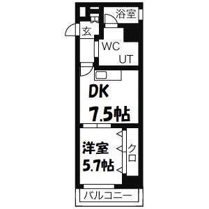 ルクレ大曽根 間取り図