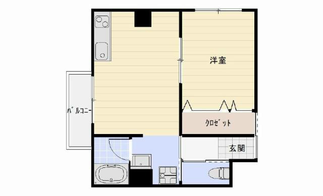 リ・ポーズ21 605号室 間取り