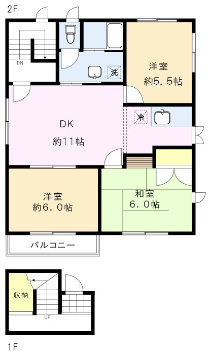ジョイキャッスル中野Ⅱ 間取り