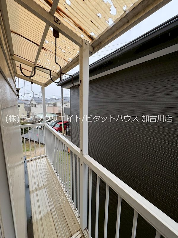 野口テラスハウス ベランダ