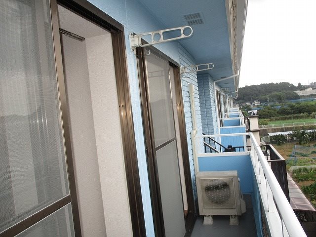 ジュネス十日市場Ａ棟 ベランダ
