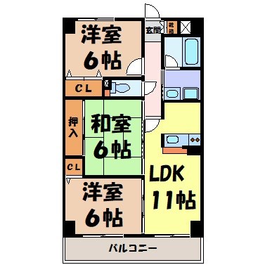 エトワール千代田 間取り図