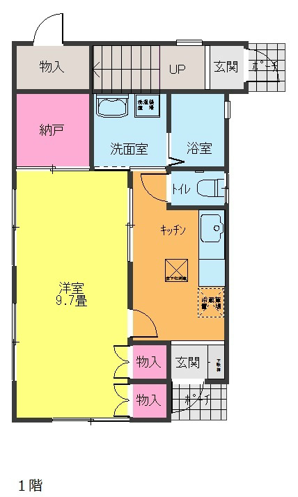 髙島邸 101号室 間取り
