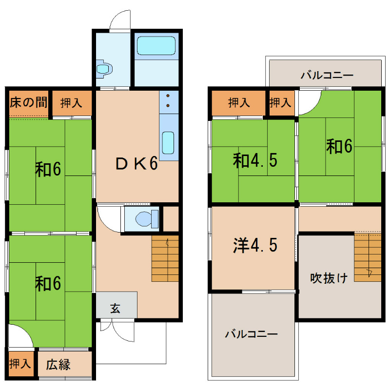 奥邸 間取り