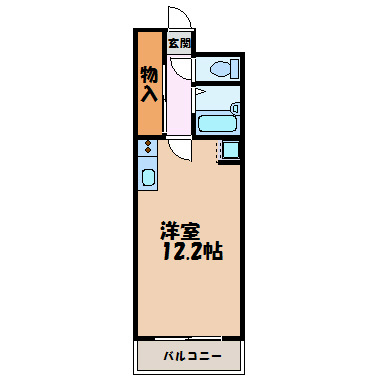 アクセス高辻 間取り図