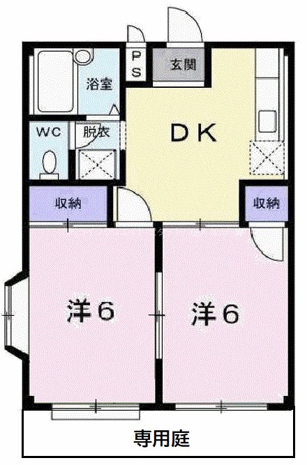 エスポワール住吉 間取り図