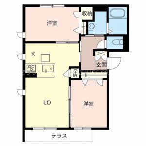 エフ・メゾン 間取り図