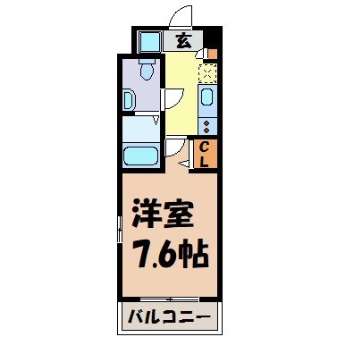 エコロジー鶴舞レジデンス 間取り図