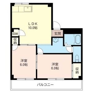 コスモ市川 間取り