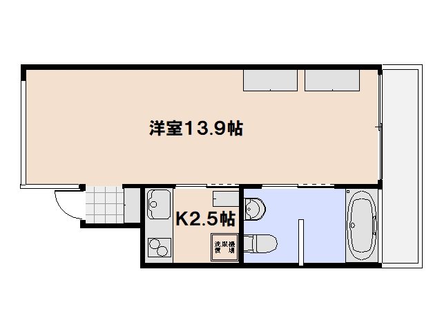 NAS SCOPE 302号室 間取り