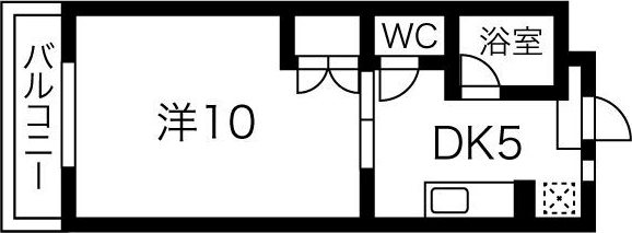 マンションオアシスⅡ 203号室 間取り