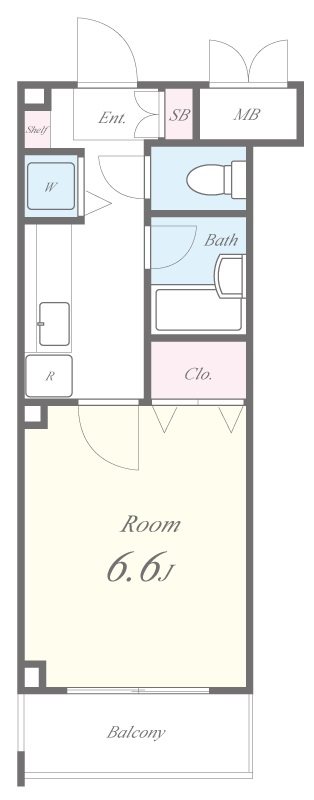 アパルトマン泰山 間取り図