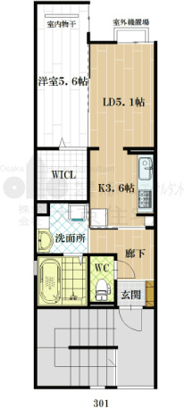 Montrose(モンローズ） 間取り