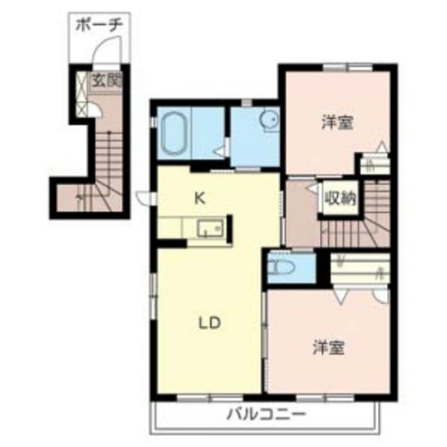 メサ・ヴェルデ 間取り図