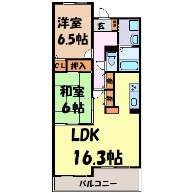 リュミエール泉 間取り図