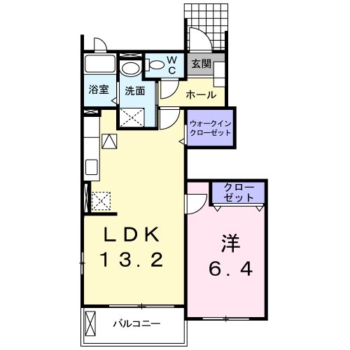 アンリシールI 間取り図