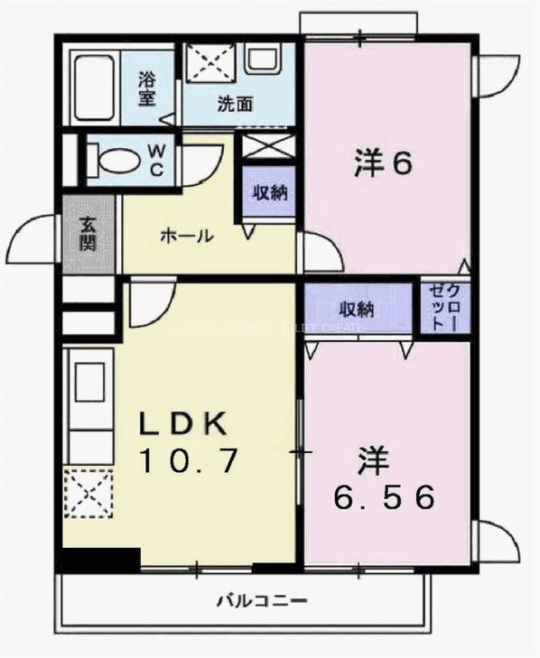 サンエイトＡ 間取り図