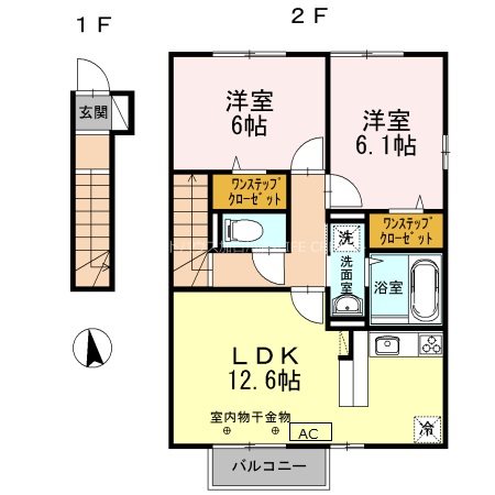 ミリオンフルール 間取り図