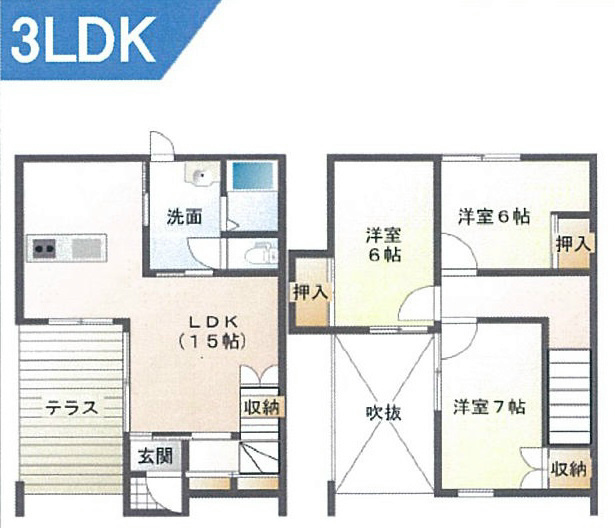 キャレブラン布橋Ａ 101号室 間取り