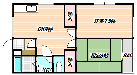 リヴェールＢ  間取り図