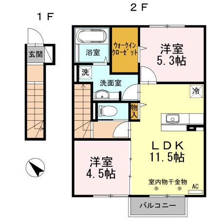 マイフィールド 間取り図