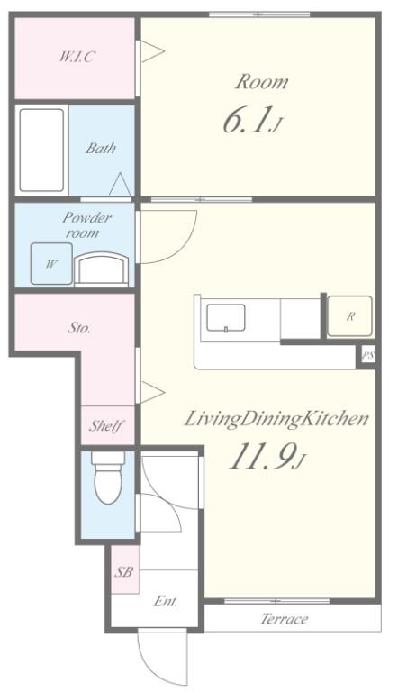 エヴァン ヴェール 間取り図