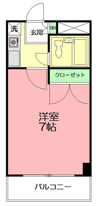 エコルフロンティアガーデン 207号室 間取り