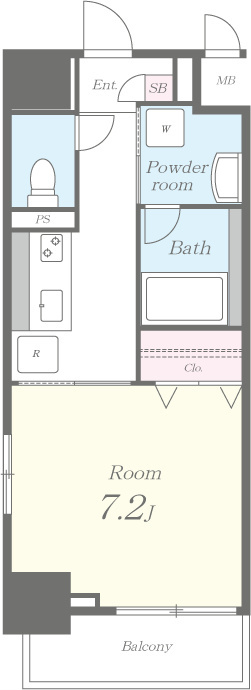 フェリーチェ ヴィータ 間取り図