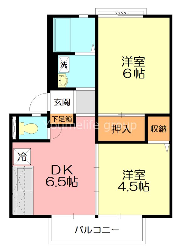 フェアモント北鎌倉 101号室 間取り