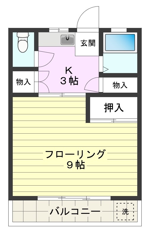 高橋コーポ 間取り図
